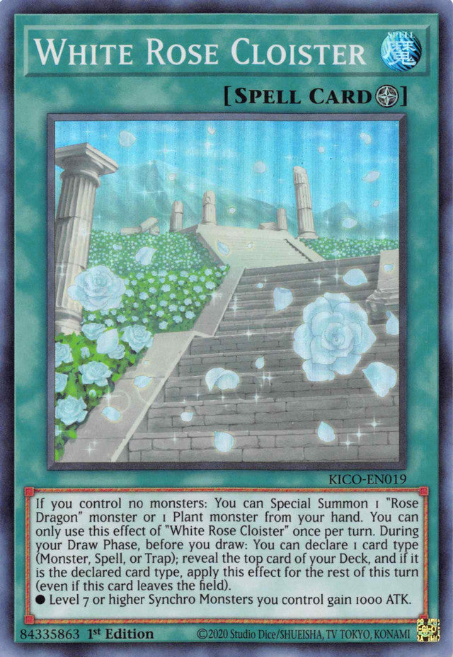 White Rose Cloister (Super Rare) [KICO-EN019] Super Rare Yu-Gi-Oh!