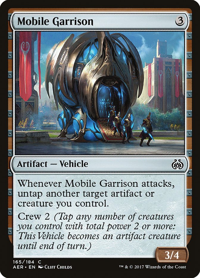 Mobile Garrison [Aether Revolt] Magic: The Gathering