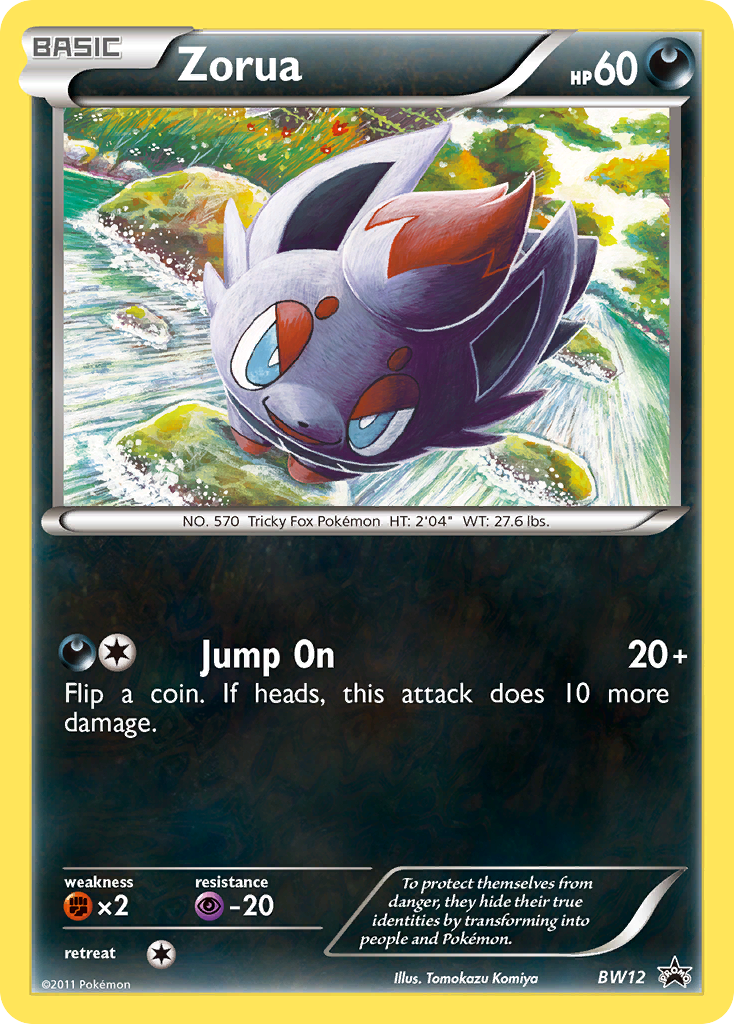 Zorua (BW12) [Black & White: Black Star Promos] Pokémon