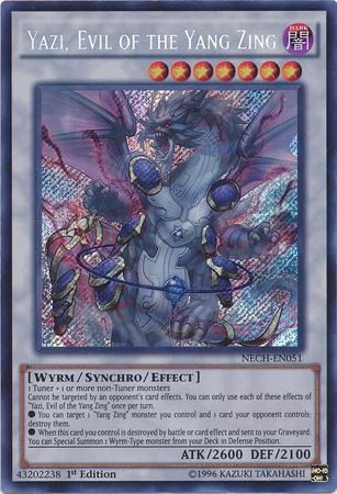 Yazi, Evil of the Yang Zing [NECH-EN051] Secret Rare Yu-Gi-Oh!
