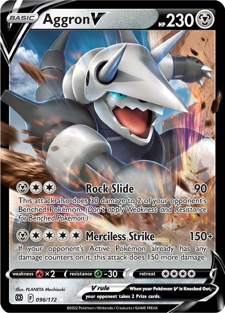 Aggron V (096/172) [Sword & Shield: Brilliant Stars] Pokémon