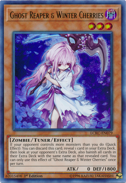 Ghost Reaper & Winter Cherries [LCKC-EN079] Ultra Rare Yu-Gi-Oh!