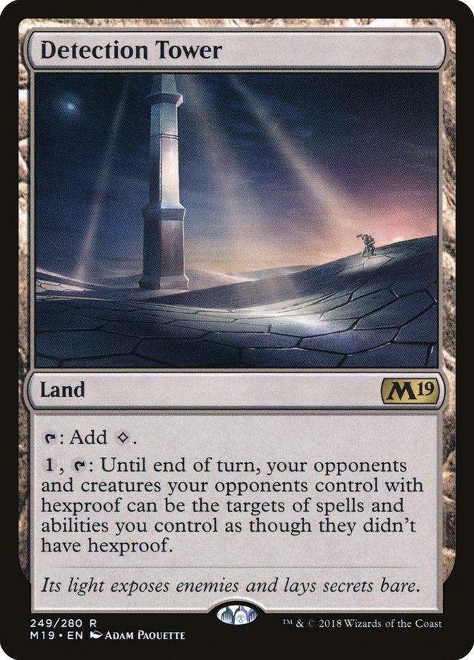 Detection Tower [Core Set 2019] Magic: The Gathering