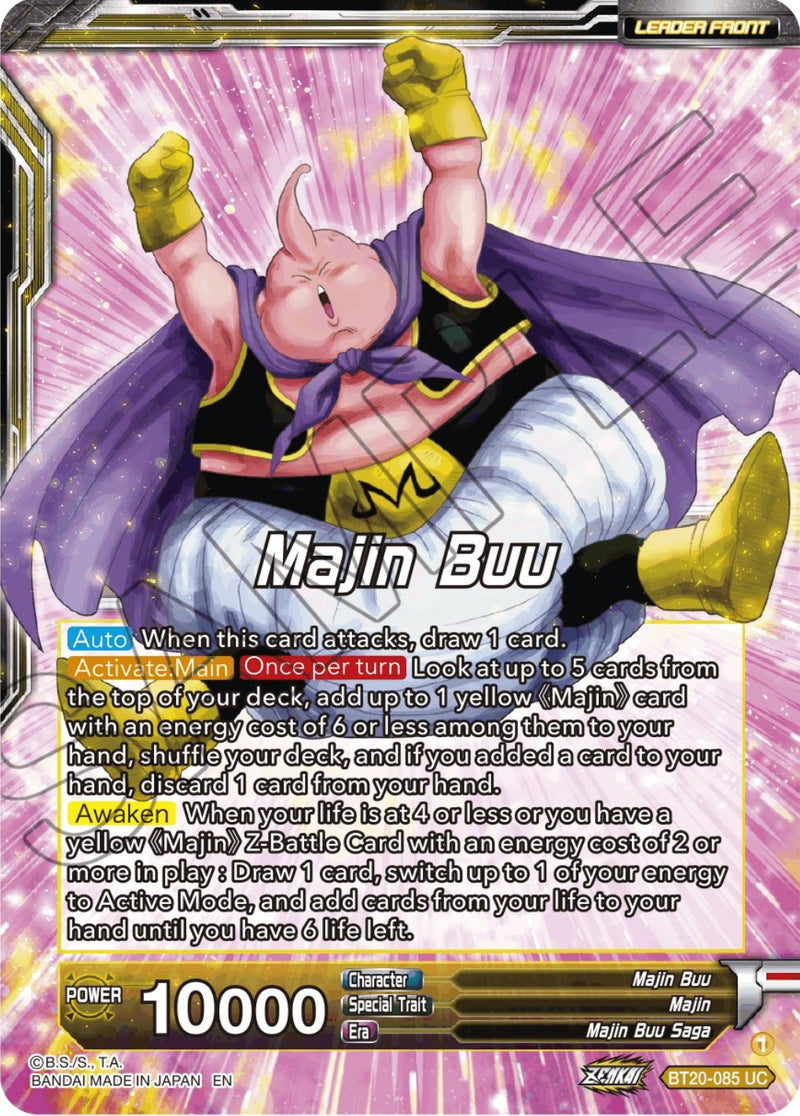 Majin Buu // Majin Buu, Absorption Complete (BT20-085) [Power Absorbed Prerelease Promos] Dragon Ball Super