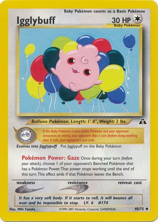 Igglybuff (40/75) [Neo Discovery Unlimited] Pokémon