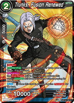 Trunks, Fusion Renewed (Common) (BT13-132) [Supreme Rivalry] Dragon Ball Super