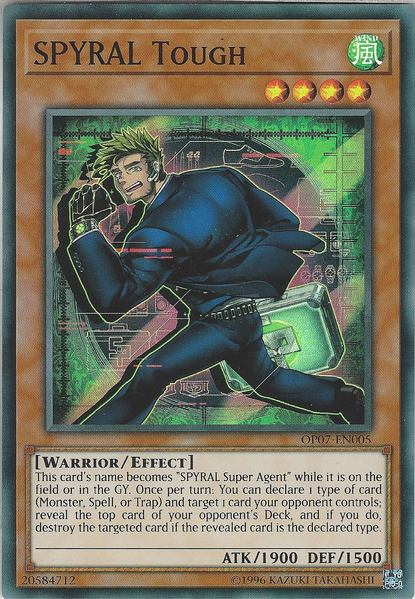 SPYRAL Tough [OP07-EN005] Super Rare Yu-Gi-Oh!