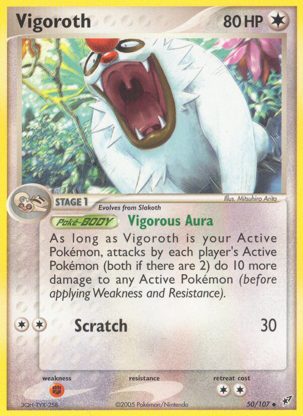 Vigoroth (50/107) [EX: Deoxys] Pokémon