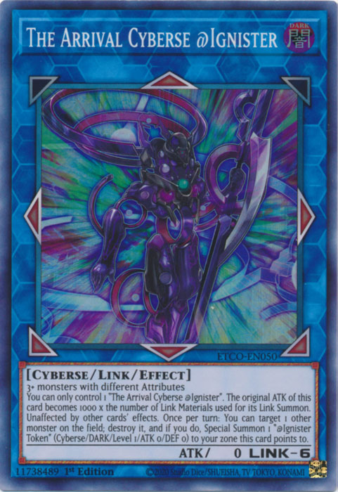 The Arrival Cyberse @Ignister [ETCO-EN050] Super Rare Yu-Gi-Oh!