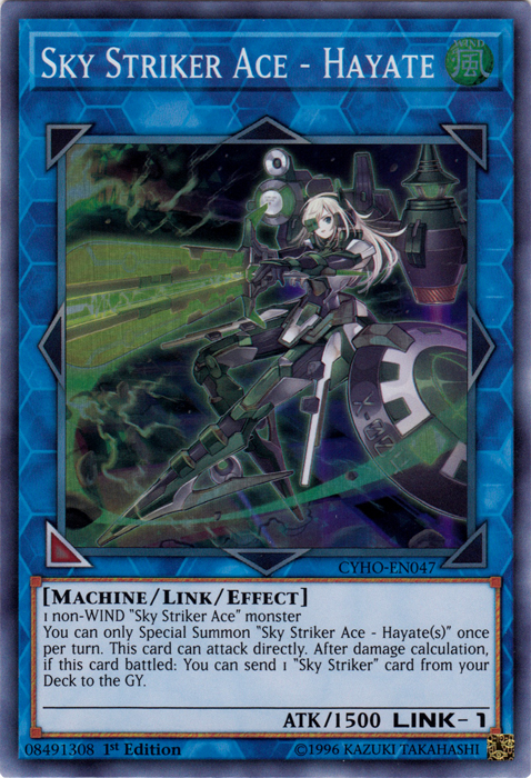 Sky Striker Ace - Hayate [CYHO-EN047] Super Rare Yu-Gi-Oh!