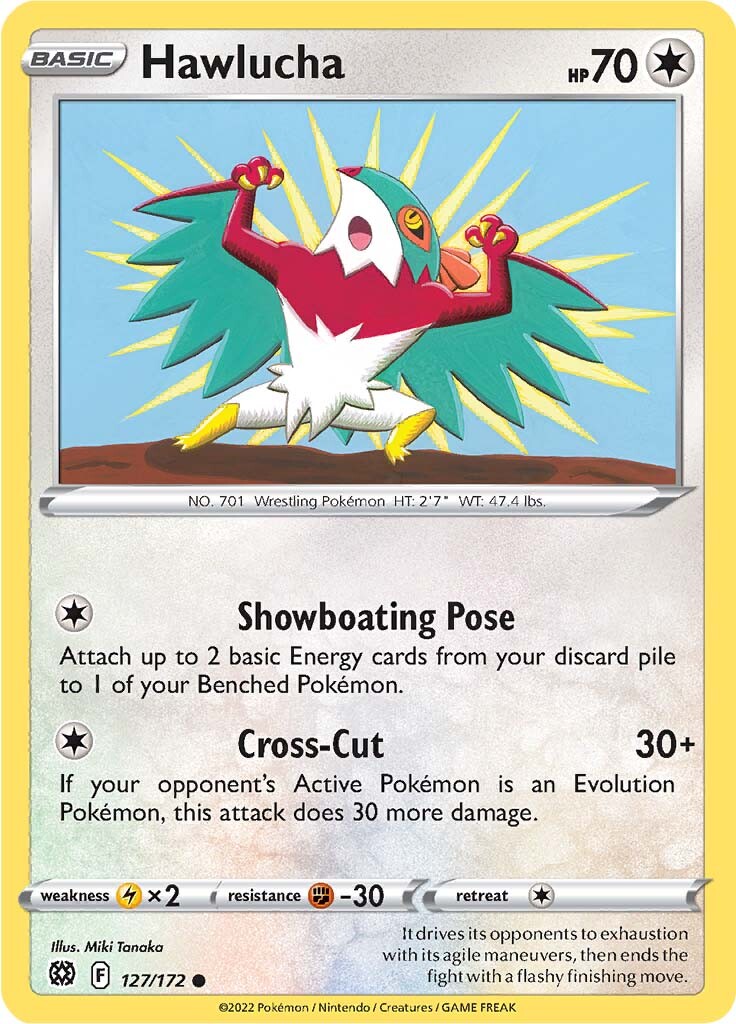 Hawlucha (127/172) [Sword & Shield: Brilliant Stars] Pokémon