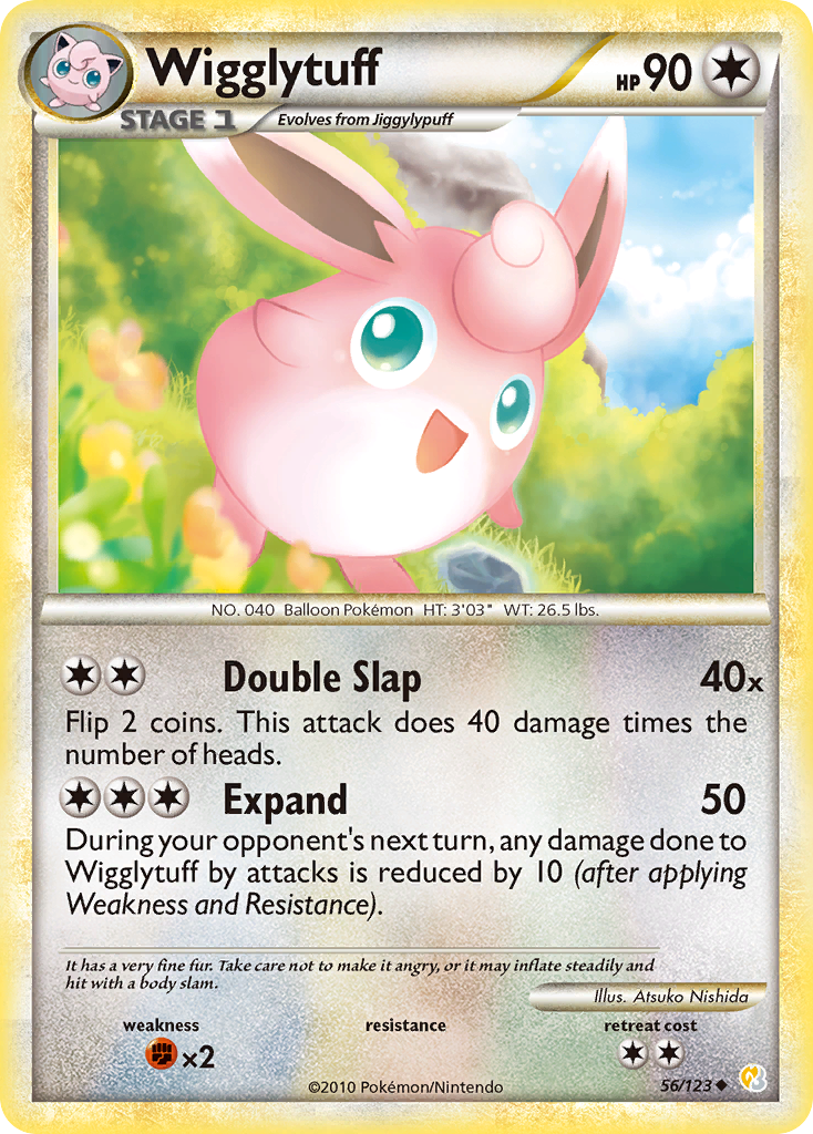 Wigglytuff (56/123) [HeartGold & SoulSilver: Base Set] Pokémon