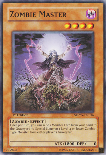 Zombie Master [SDZW-EN016] Common Yu-Gi-Oh!