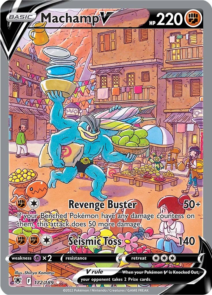 Machamp V (172/189) [Sword & Shield: Astral Radiance] Pokémon