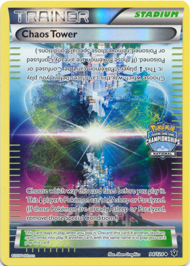 Chaos Tower (94/124) (National Championship Promo) [XY: Fates Collide] Pokémon