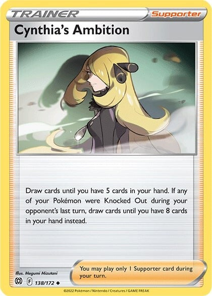 Cynthia's Ambition (138/172) [Sword & Shield: Brilliant Stars] Pokémon