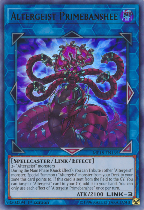 Altergeist Primebanshee [MP18-EN135] Ultra Rare Yu-Gi-Oh!