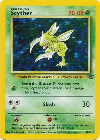 Scyther (10/64) [Jungle Unlimited] Pokémon