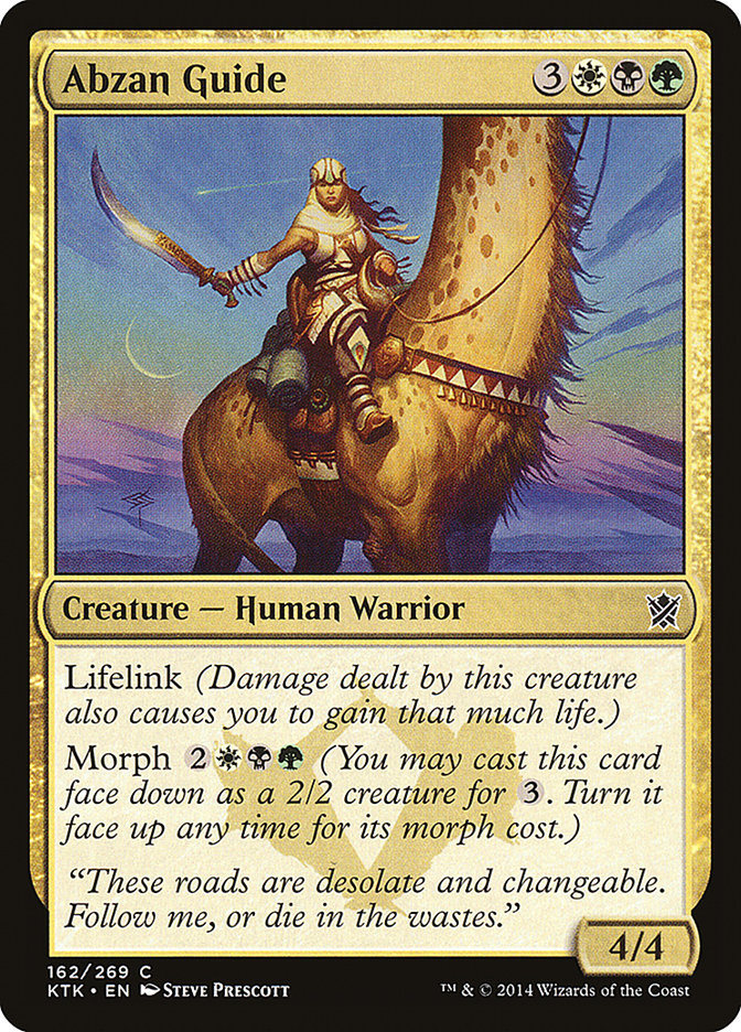 Abzan Guide [Khans of Tarkir] Magic: The Gathering