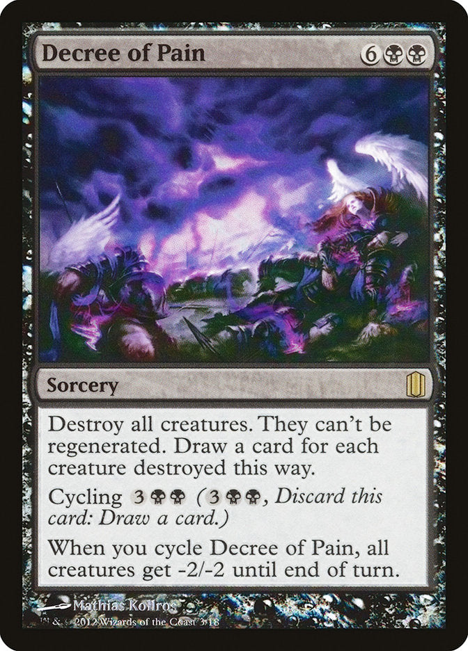 Decree of Pain [Commander's Arsenal] Magic: The Gathering