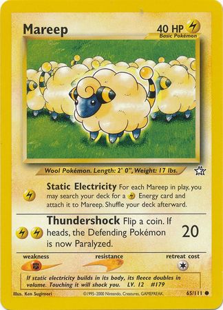 Mareep (65/111) [Neo Genesis Unlimited] Pokémon