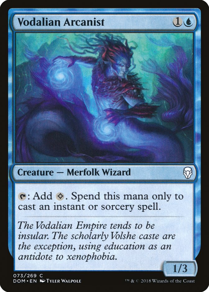 Vodalian Arcanist [Dominaria] Magic: The Gathering