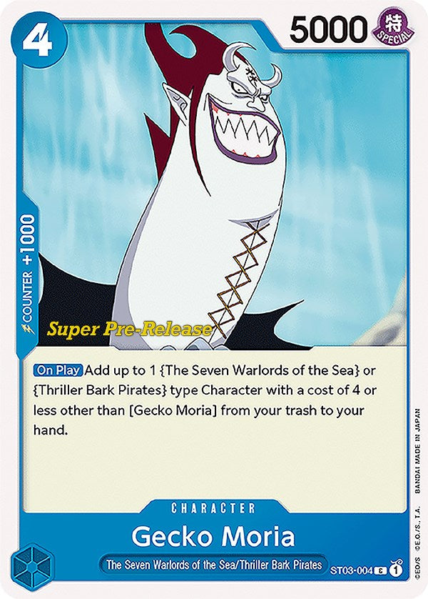Gecko Moria [Super Pre-Release Starter Deck: The Seven Warlords of the Sea] Bandai