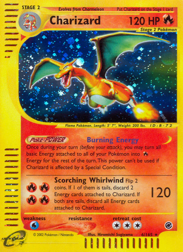 Charizard (6/165) [Expedition: Base Set] Pokémon