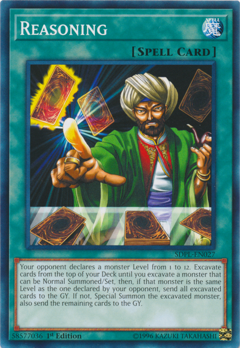 Reasoning [SDPL-EN027] Common Yu-Gi-Oh!