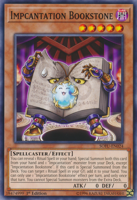 Impcantation Bookstone [SOFU-EN024] Common Yu-Gi-Oh!