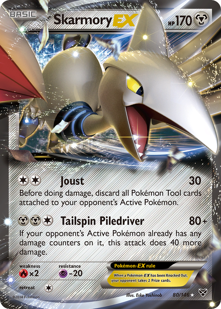 Skarmory EX (80/146) [XY: Base Set] Pokémon