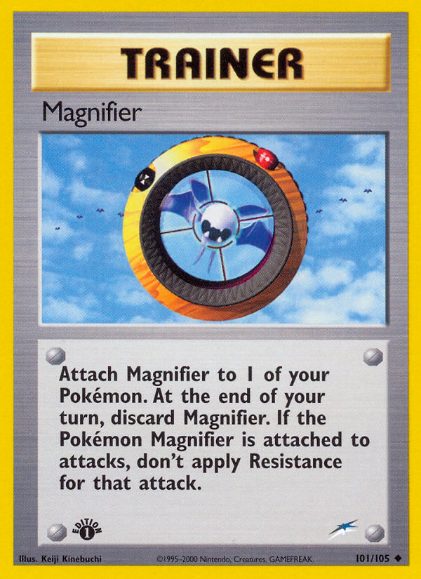 Magnifier (101/105) [Neo Destiny 1st Edition] Pokémon