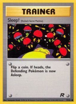 Sleep! (79/82) [Team Rocket Unlimited] Pokémon