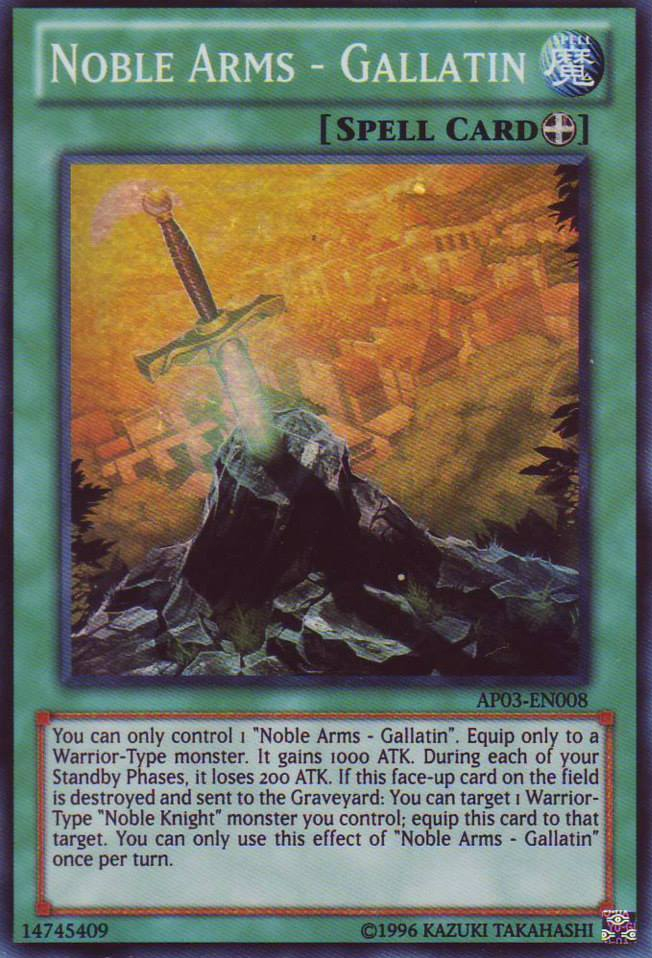 Noble Arms - Gallatin [AP03-EN008] Super Rare Yu-Gi-Oh!