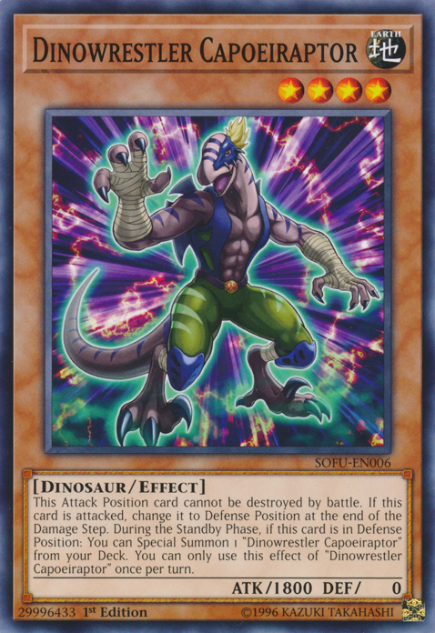 Dinowrestler Capoeiraptor [SOFU-EN006] Common Yu-Gi-Oh!