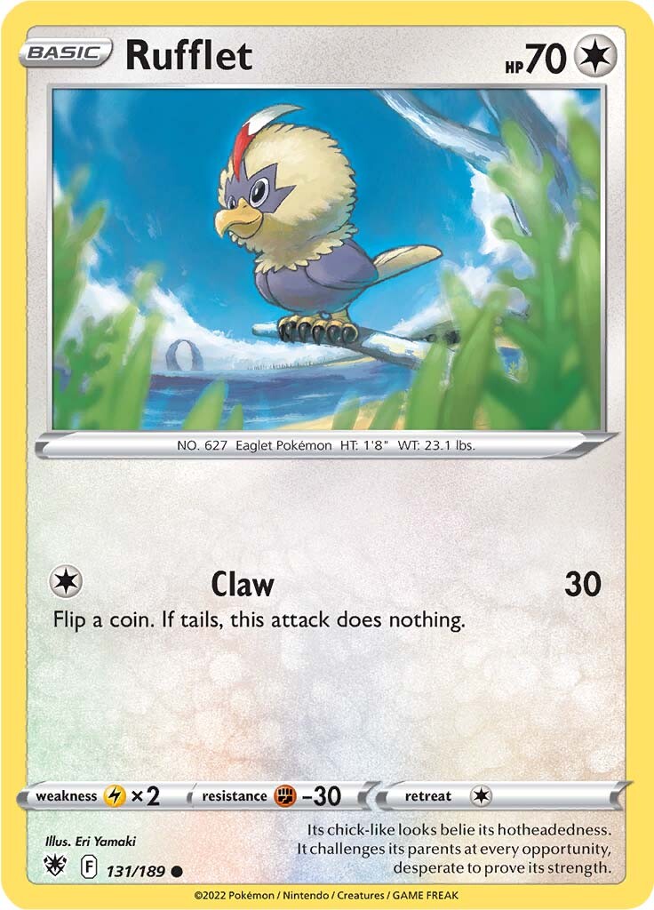 Rufflet (131/189) [Sword & Shield: Astral Radiance] Pokémon