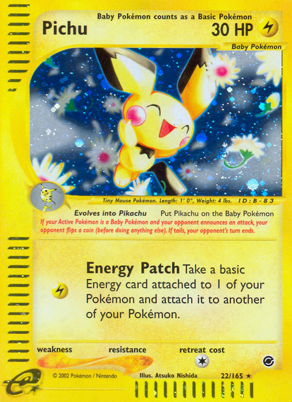 Pichu (22/165) [Expedition: Base Set] Pokémon