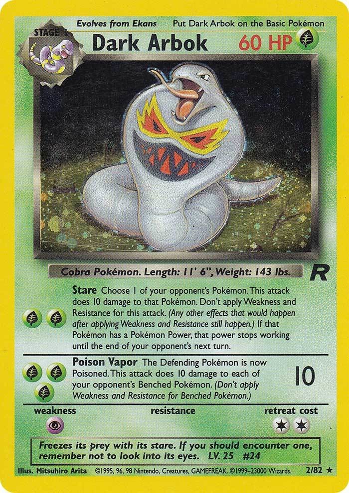Dark Arbok (2/82) [Team Rocket Unlimited] Pokémon