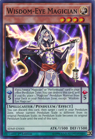 Wisdom-Eye Magician [SDMP-EN005] Super Rare Yu-Gi-Oh!