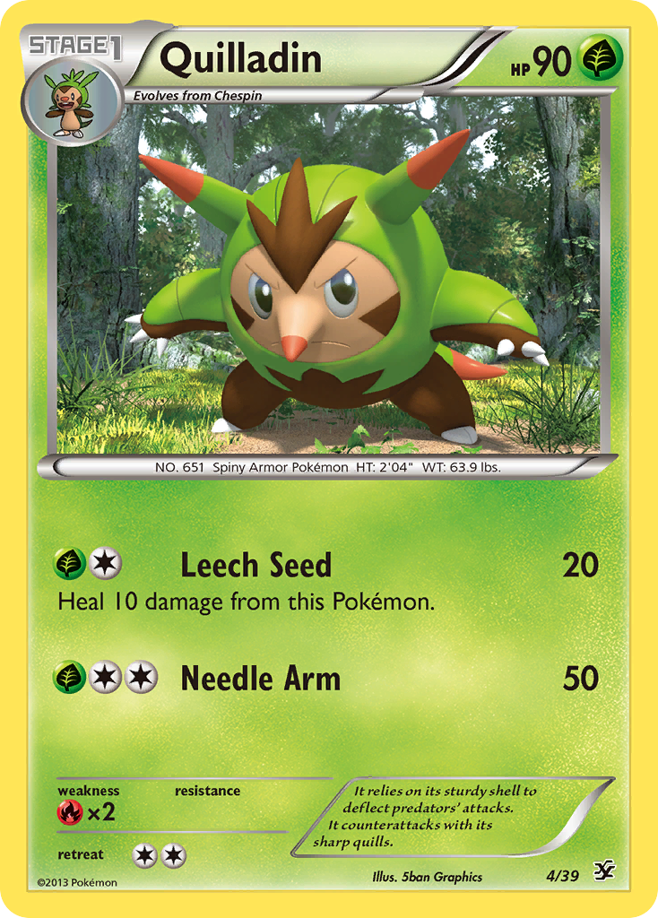 Quilladin (4/39) [XY: Kalos Starter Set] Pokémon