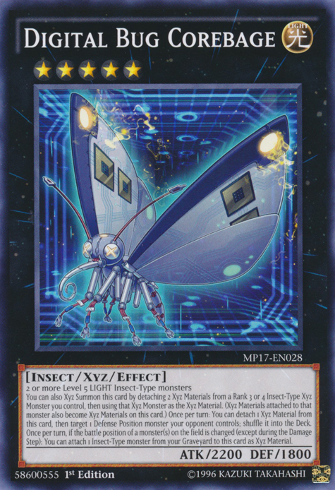 Digital Bug Corebage [MP17-EN028] Common Yu-Gi-Oh!