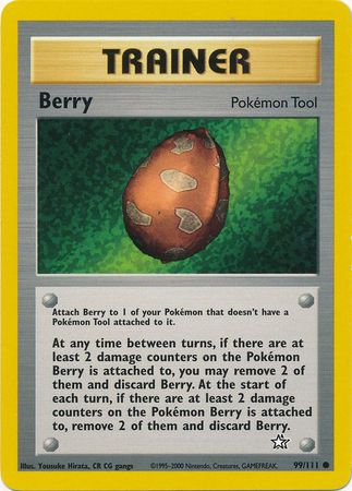 Berry (99/111) [Neo Genesis Unlimited] Pokémon