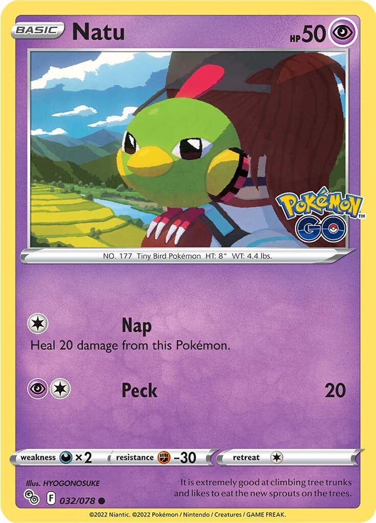 Natu (032/078) [Pokémon GO] Pokémon