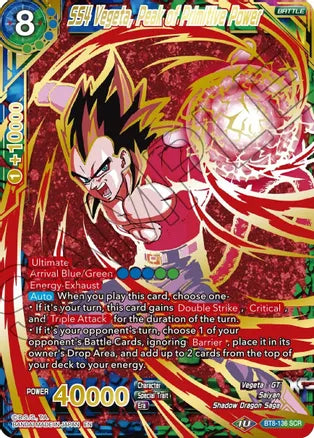 SS4 Vegeta, Peak of Primitive Power (Gold Stamped) (BT8-136) [Mythic Booster] Dragon Ball Super