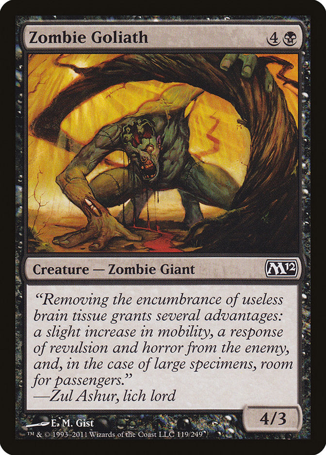 Zombie Goliath [Magic 2012] Magic: The Gathering