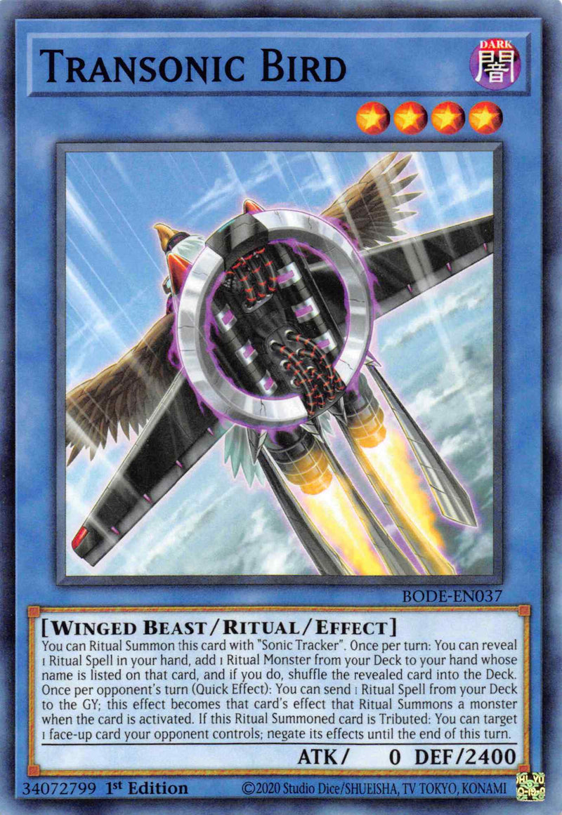 Transonic Bird [BODE-EN037] Common Yu-Gi-Oh!