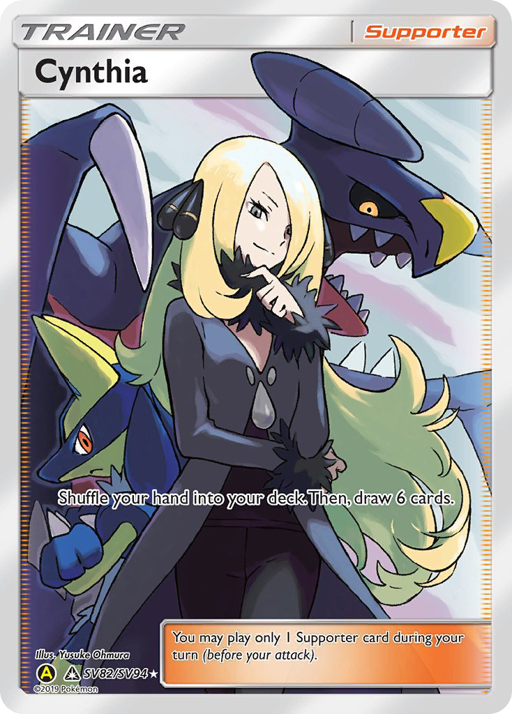 Cynthia (SV82/SV94) [Sun & Moon: Hidden Fates - Shiny Vault] Pokémon