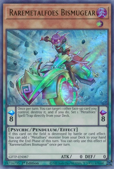 Raremetalfoes Bismugear [GFTP-EN087] Ultra Rare Yu-Gi-Oh!