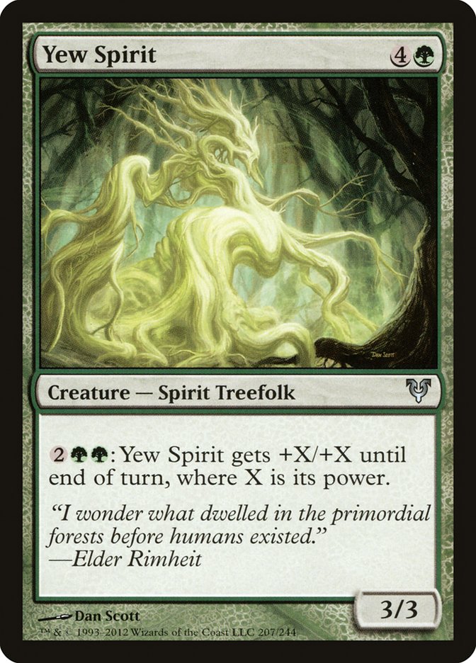 Yew Spirit [Avacyn Restored] Magic: The Gathering