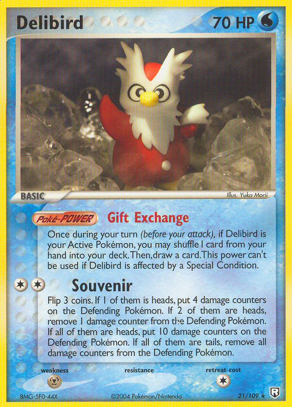 Delibird (21/109) [EX: Team Rocket Returns] Pokémon